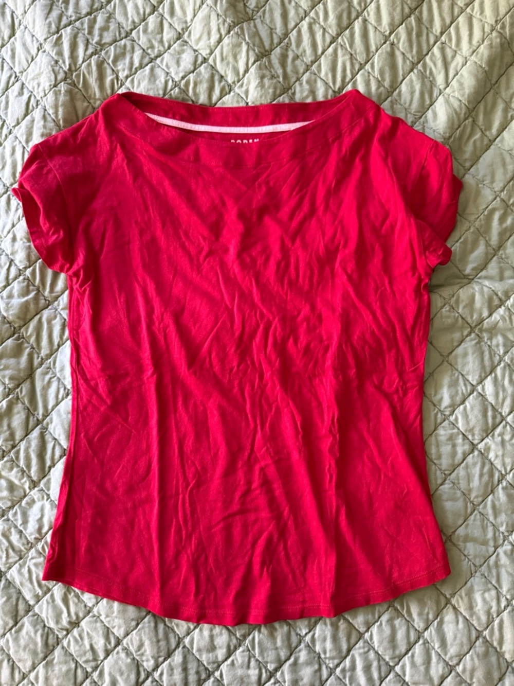 Boden Red Crewneck Tee 8